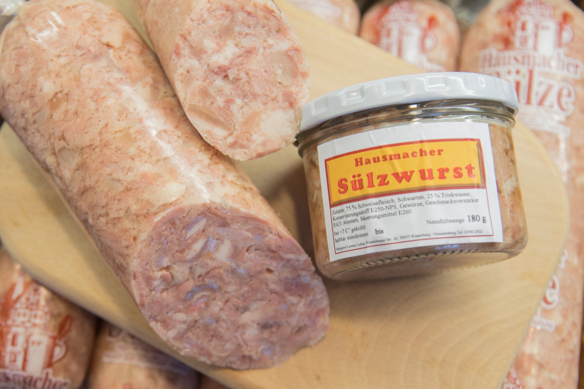 Sülzwurst hausmacher - Metzgerei Leber